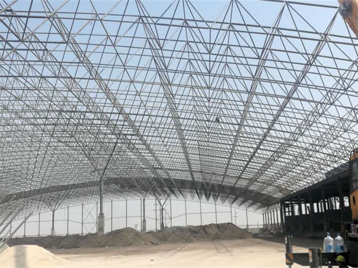 阳泉钢厂料仓网架工程